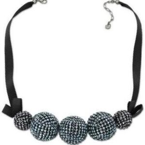 Swarovski Blue Orb Crystal Necklace